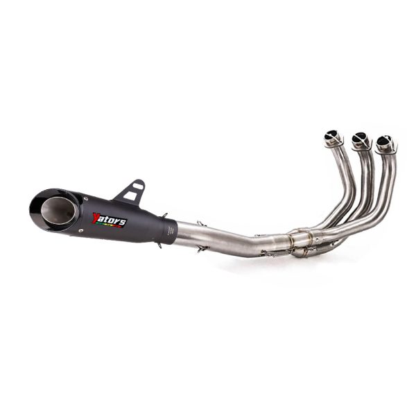 Full Exhaust System Manifold Link Pipe Mufflers For Yamaha MT09 FZ09 FJ09 XSR900