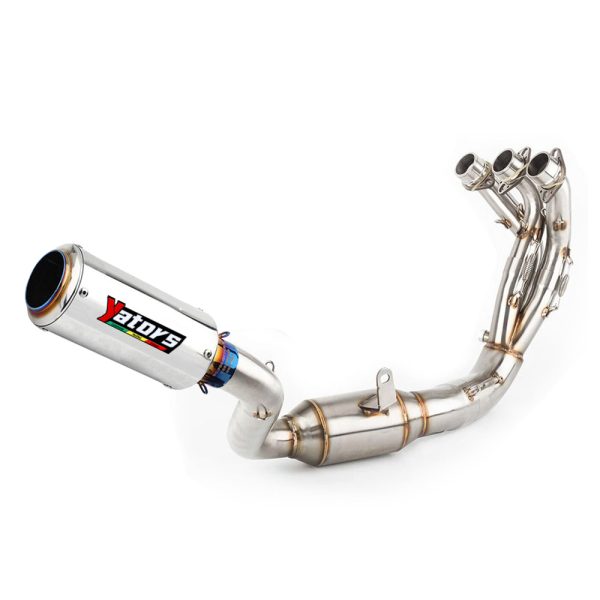 For Yamaha MT-09 FZ09 2021-2024 Header Exhaust Pipe Slip On 51mm Muffler Tips