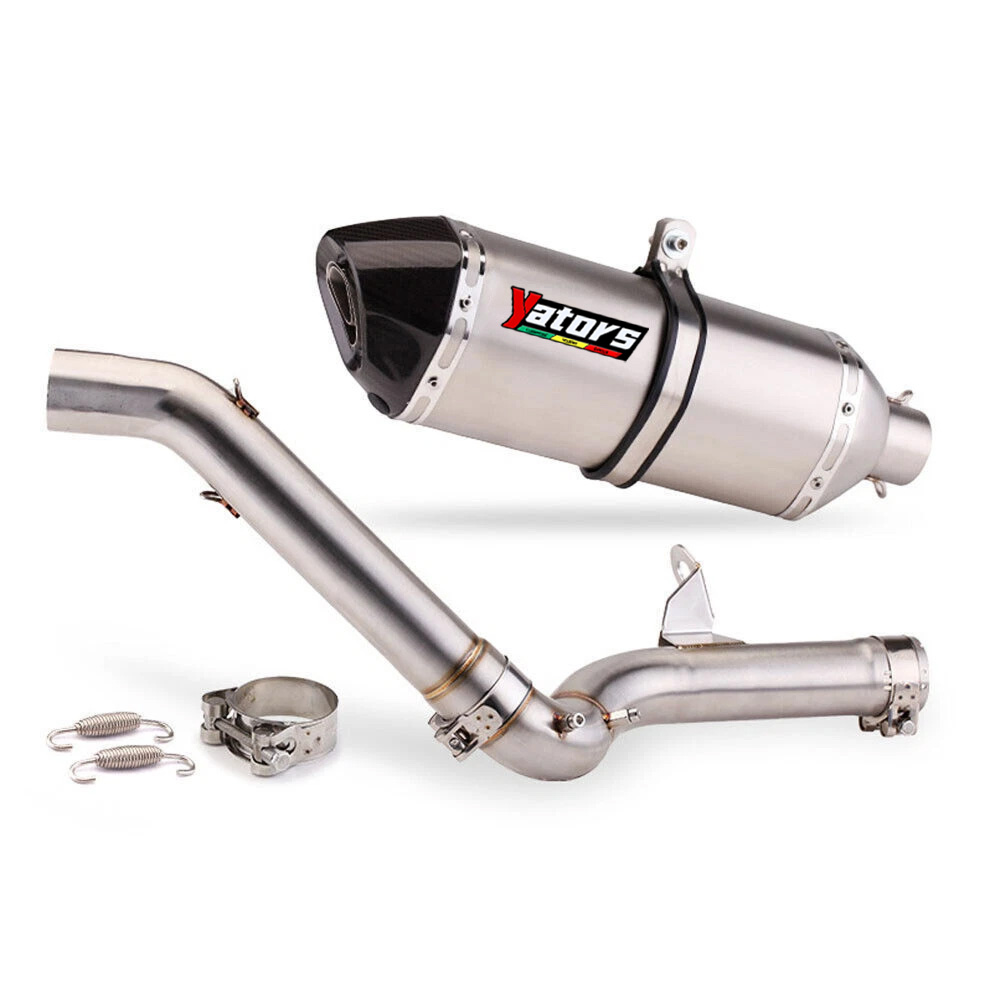 Exhaust Tips Muffler Mid Pipe Slip on System For BMW F850GS/F750GS 2018-2021 - Image 4
