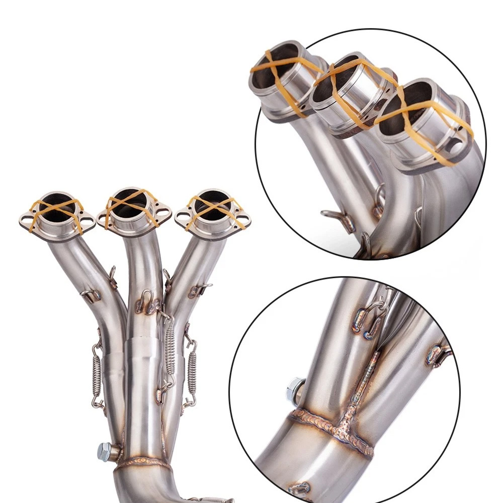 For Yamaha MT-09 XSR900 2021-2024 Full Exhaust System 51mm Header Link Pipe Slip - Image 4