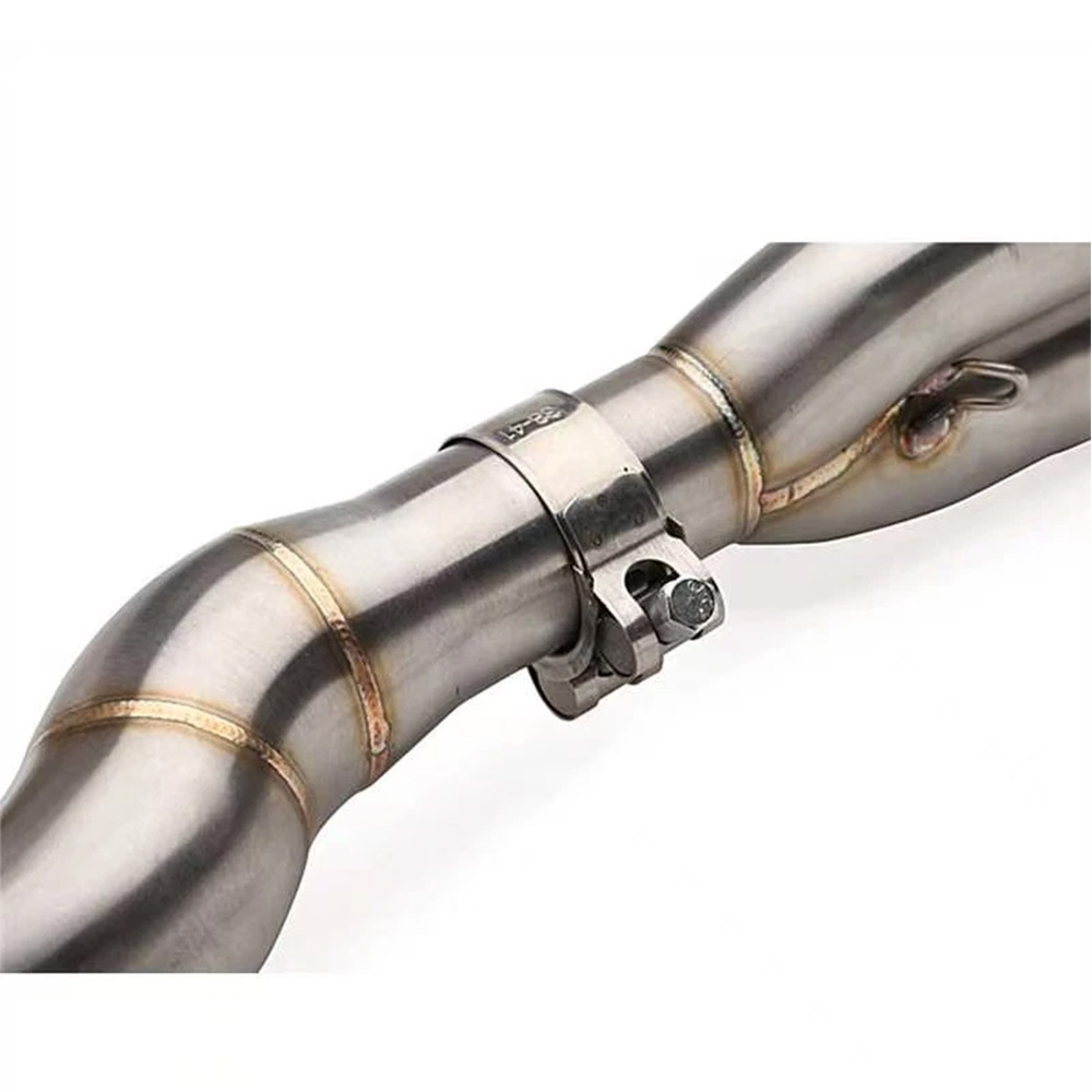 For Kawasaki Ninja 650 Z650 17-19 Full System Exhaust Tips Blue Header Pipe - Image 5