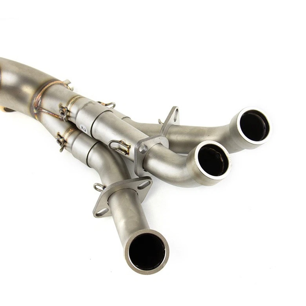 MT-09 2020-2025 for Yamaha MT-09 Exhaust Front Pipe Muffler Tips Whole System - Image 4