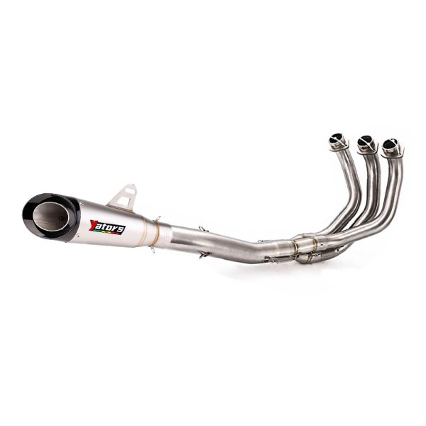 Full Exhaust System Manifold Link Pipe Mufflers For Yamaha MT09 FZ09 FJ09 XSR900