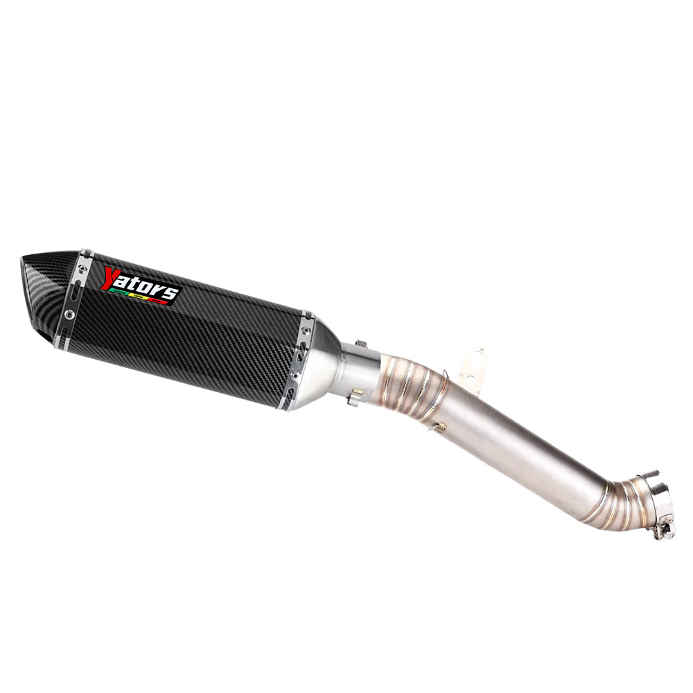 For Aprilia RSV4 2009-2024 Motorcycle Exhaust Pipe System Slip-On Mid Link Pipe