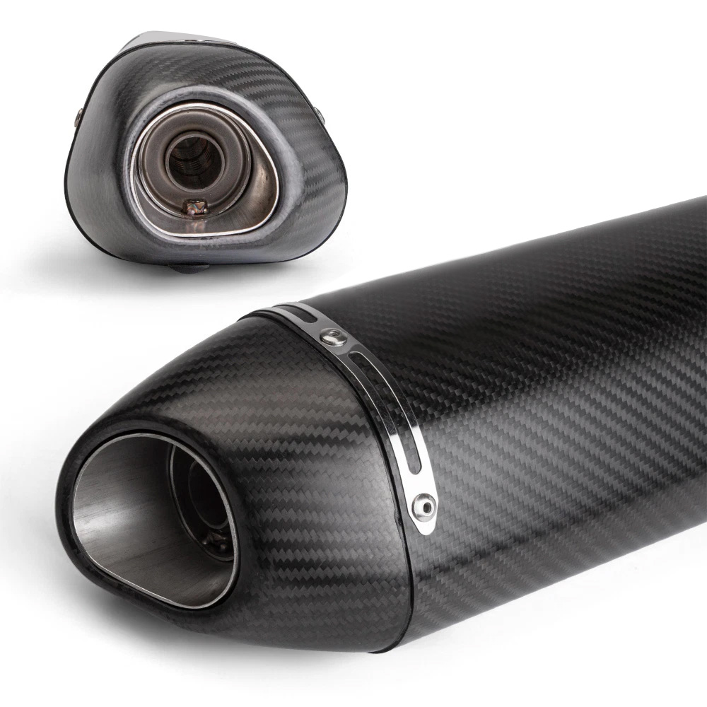 Slip-on For Suzuki SF250 Gixxer 250 Full System Exhaust Front Link Pipe Muffler - Image 6