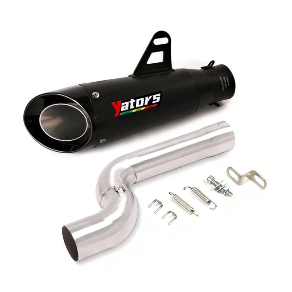Slip on for BMW F900R F900XR 2020-2022 Exhaust Tips Muffler 310mm Mid Link Pipe