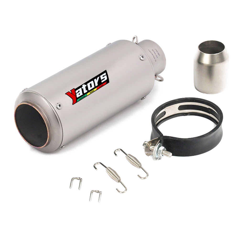 For BMW G310GS G310R Modified System Exhaust Mid Pipe Muffler Tips Blue Slip on - Image 2