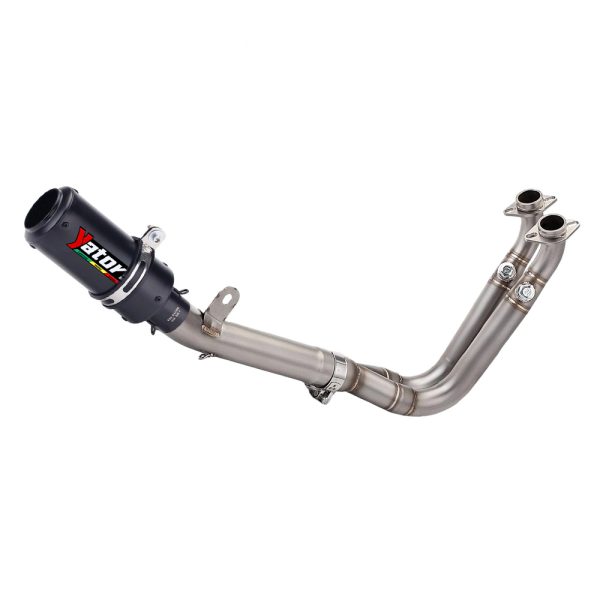 Motorcycle Exhaust System Muffler Link Pipe Black For CF-Moto 450SR 450SR-S Exhausts Pipes