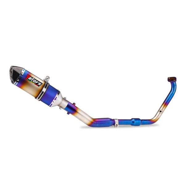 Full Exhaust System Header Front Link Pipe Muffler For Yamaha MT-15 2020-2021 Exhausts Pipes Exhaust Systems