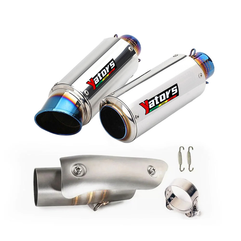 For Suzuki GSXR 1000 2012-2022 Exhaust Pipes Mid Muffler Link Tube System Tips Exhaust Systems - Image 2