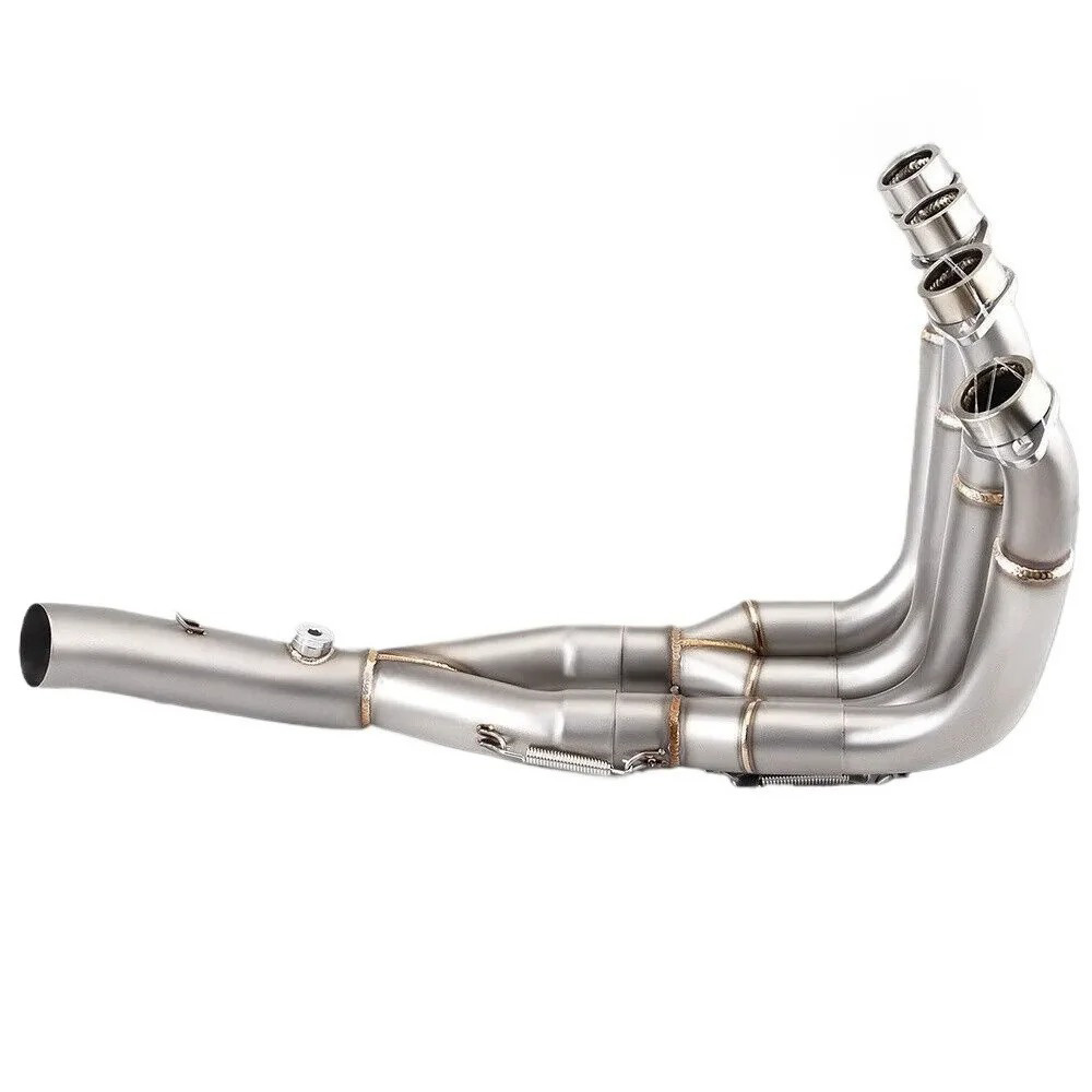For Yamaha R6 2006-2020 YZF-R6 YZFR6 Exhaust 51mm Slip-On Header Mid Link Pipe Exhaust Systems Exhausts Pipes