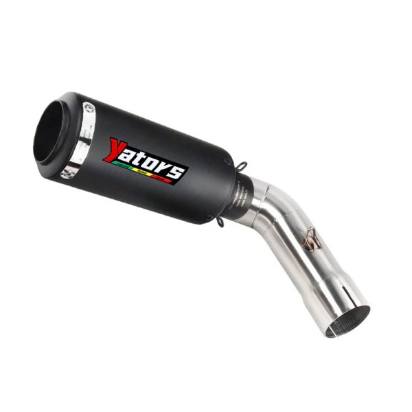 For 2011 2012 2013 Yamaha FZ8 FZN Slip On Exhaust Mid Tail Pipe w/ Muffler 51mm Exhaust Systems Exhausts Pipes