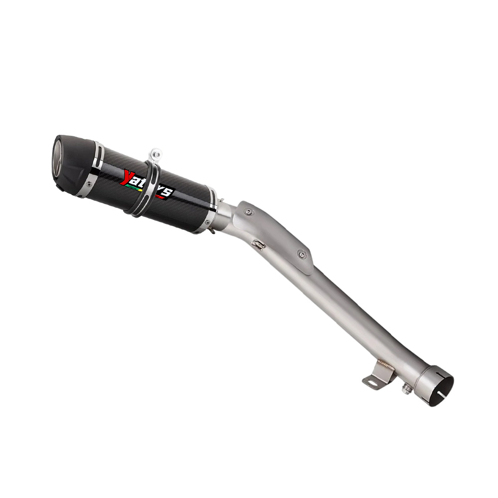 For Suzuki GSX-R1000 2007-2011 Carbon Motorcycle Exhaust Mid Link Pipe Slip-on Exhausts Pipes