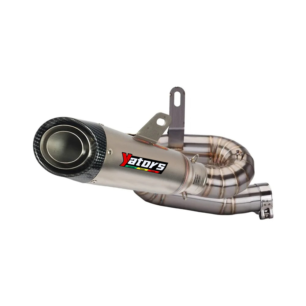 For Triumph Street Triple RS R 765 2017-2023 Exhaust Link Pipe Slip on Muffler Exhaust Systems Exhausts Pipes