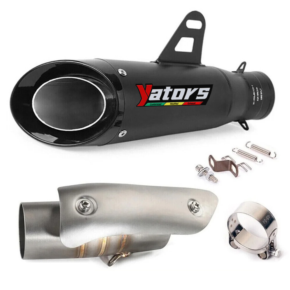 Exhaust Muffler Tips Mid Link Pipe System For Suzuki GSXR1000 2012-2024 Exhaust Systems Exhausts Pipes - Image 2