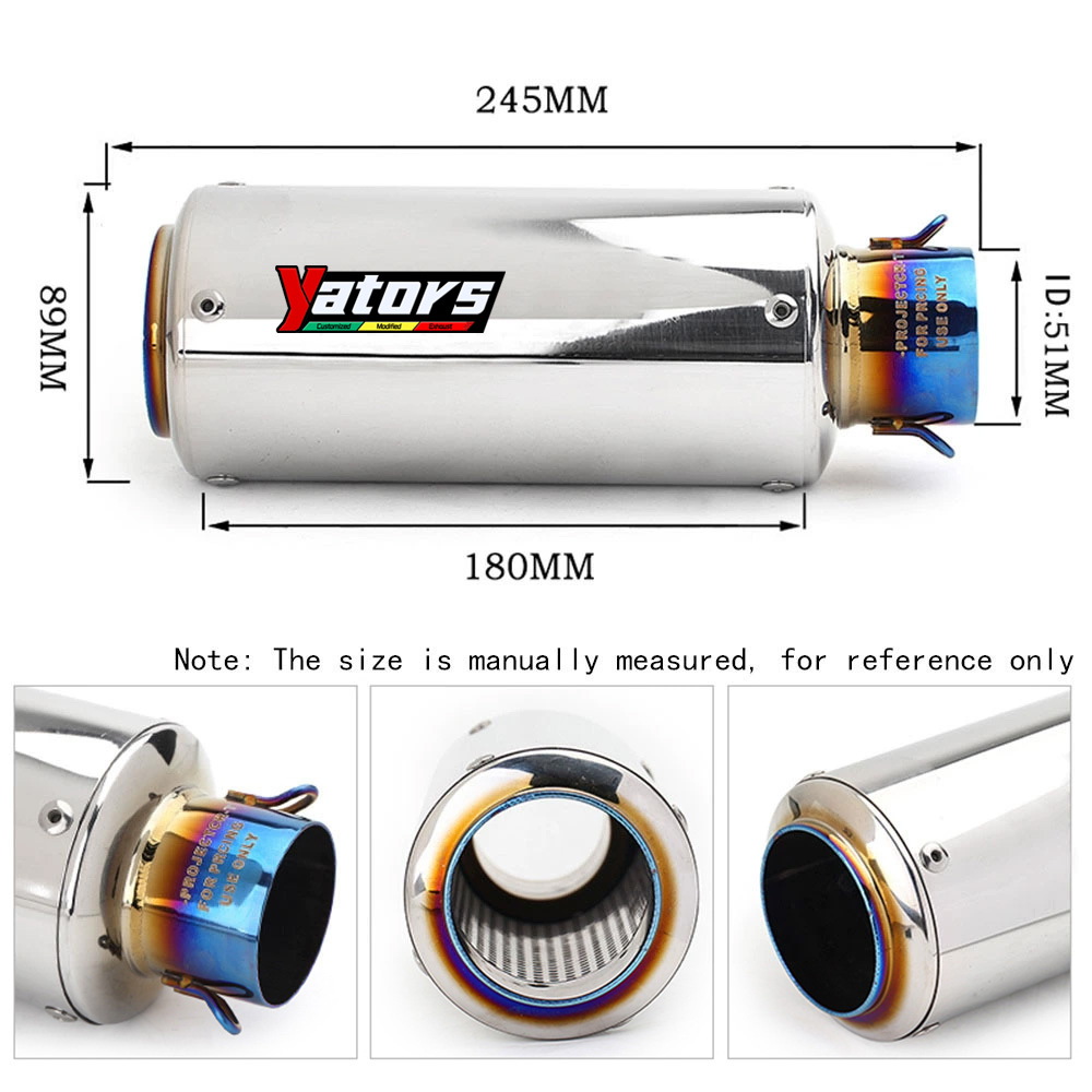 For Suzuki GSXR 1000 2012-2022 Exhaust Pipes Mid Muffler Link Tube System Tips Exhaust Systems - Image 5