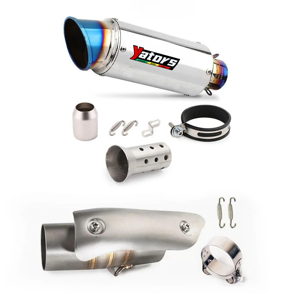 For Suzuki GSXR 1000 2012-2022 Exhaust Pipes Mid Muffler Link Tube System Tips Exhaust Systems - Image 3