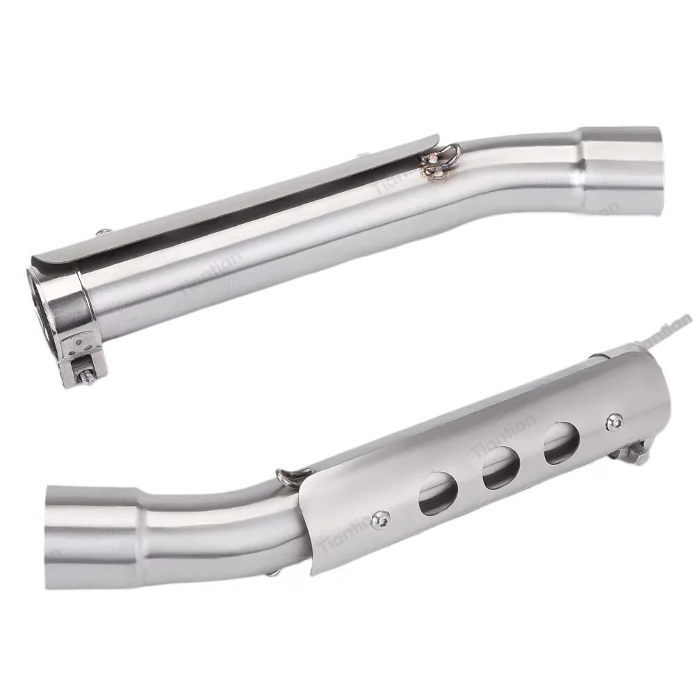 For Yamaha Tenere 700 2019-2024 Motorcycle Exhaust Mid Link Pipe Muffler Exhaust Systems Exhausts Pipes - Image 3