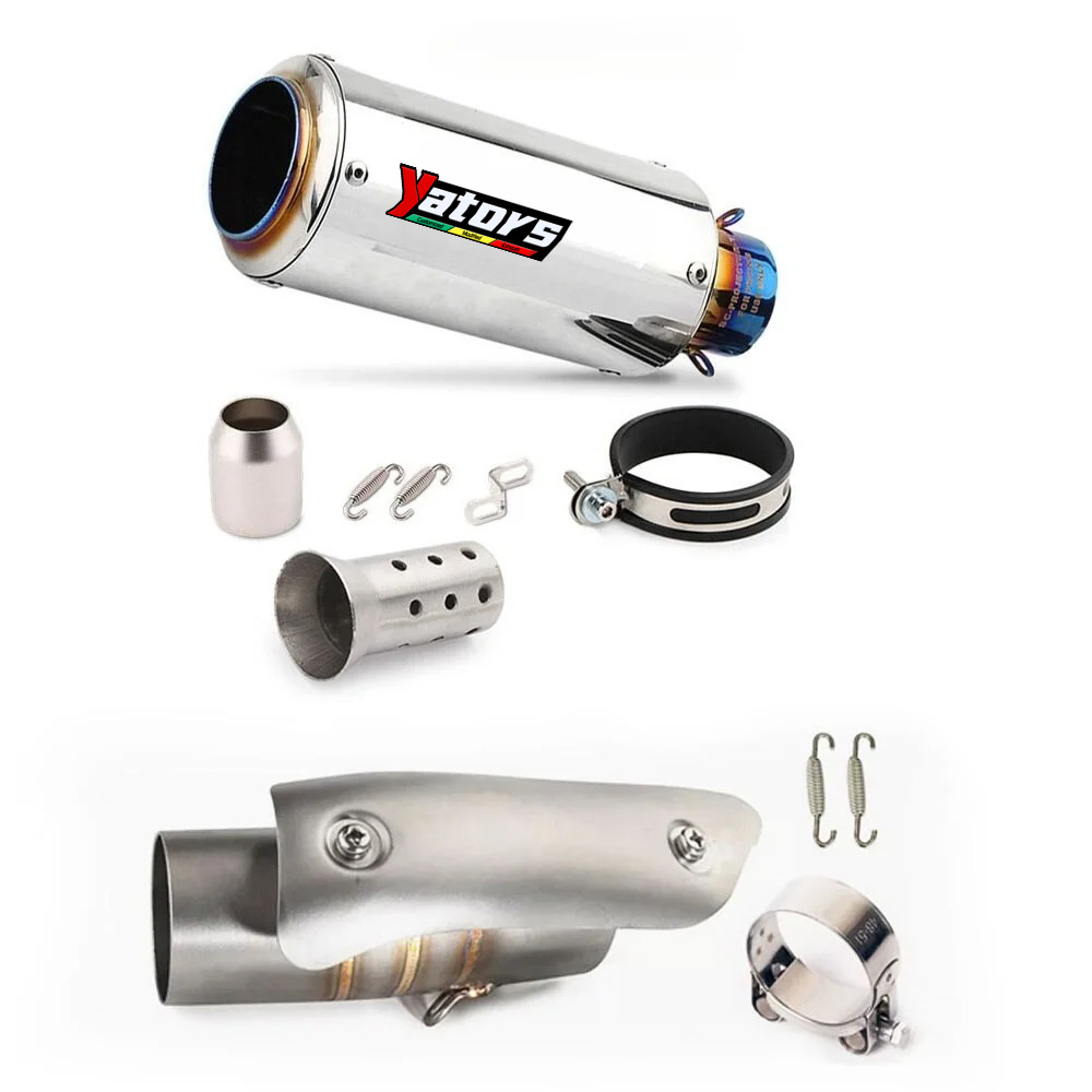 For Suzuki GSXR 1000 2012-2022 Exhaust Pipes Mid Muffler Link Tube System Tips Exhaust Systems - Image 3