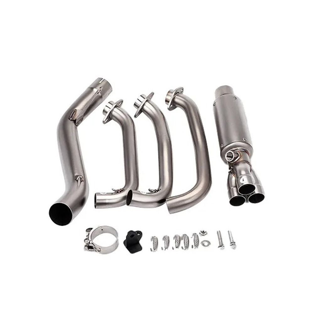 Exhaust Systems For CF-Moto 675SRR 675SR 675R 675NK Exhaust System Header Link Pipe Muffler Tips - Image 3