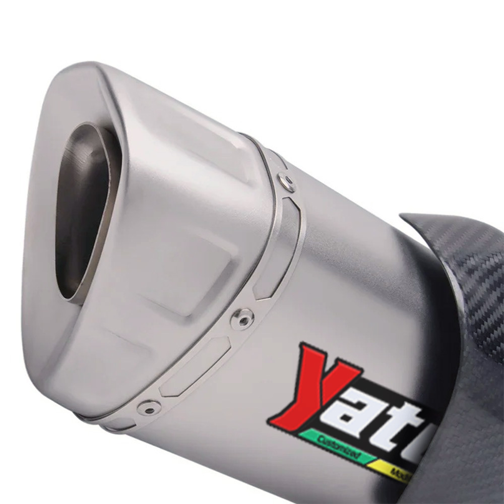 Exhaust & Exhaust Systems for Yamaha YZF R1 2015-2024, MT-10 2015-2021 Exhaust Pipe 55mm Muffler Escape - Image 7