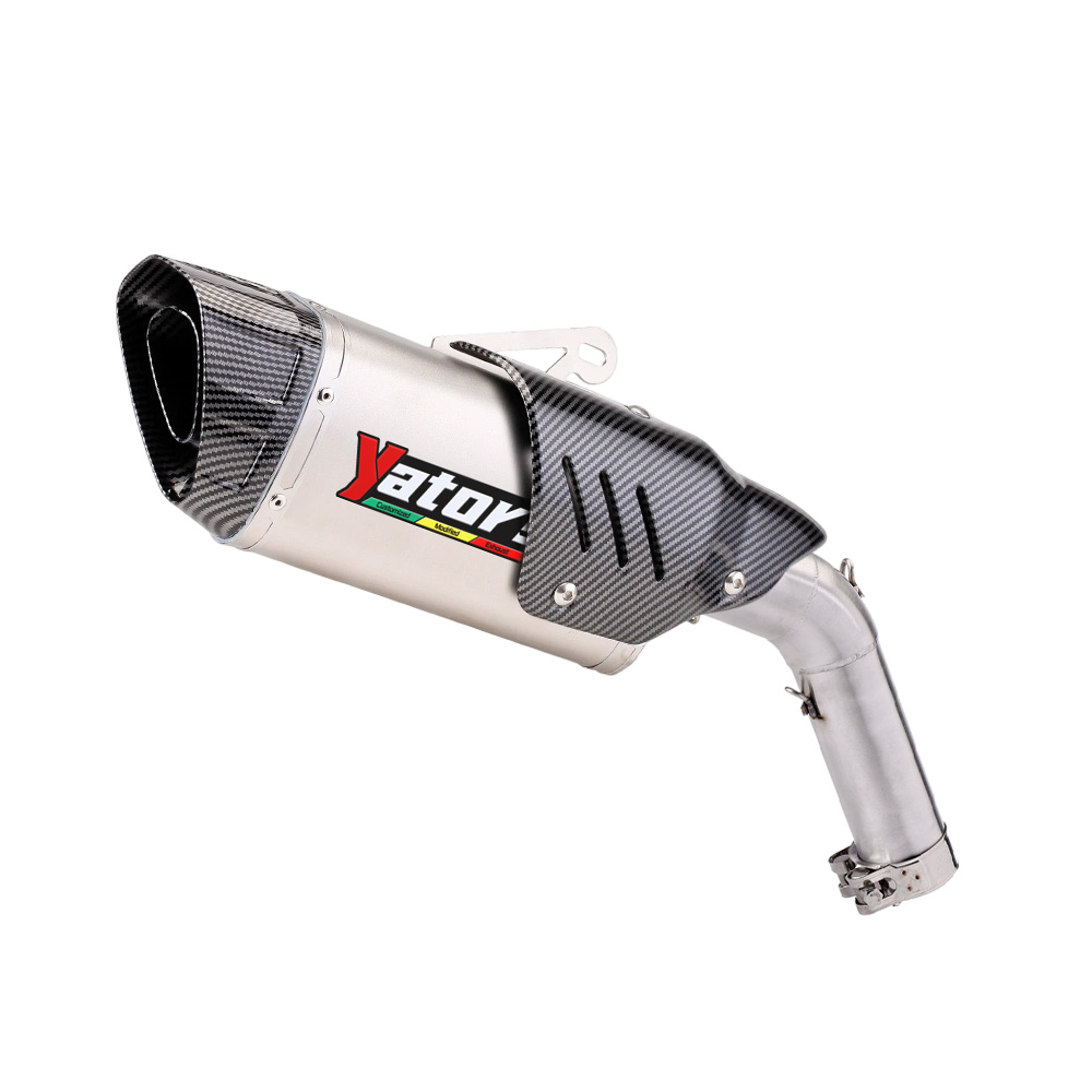 For Benelli 752 BJ750GS Motorcycle Exhaust Middle Link Pipe 51mm Slip On Muffler Exhaust Systems Exhausts Pipes