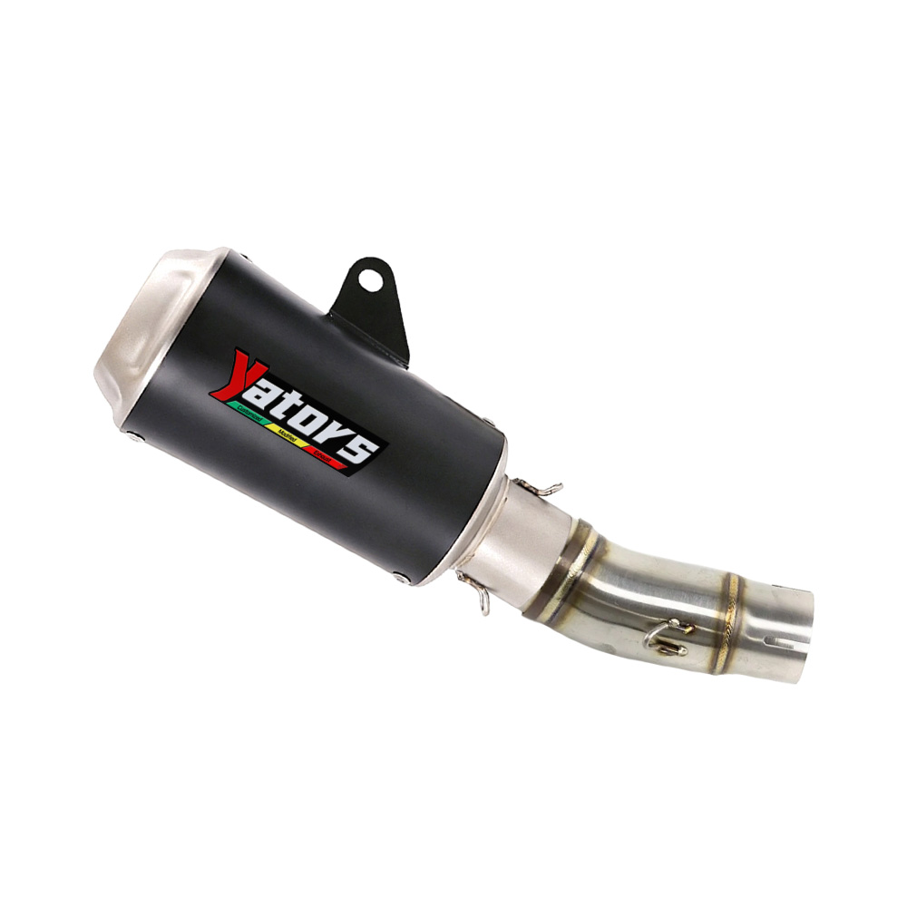 For Kawasaki Ninja 400 Ninja 500 Z400 Z500 Exhaust Tips Mid Pipe Slip On Muffler Exhaust Systems Exhausts Pipes