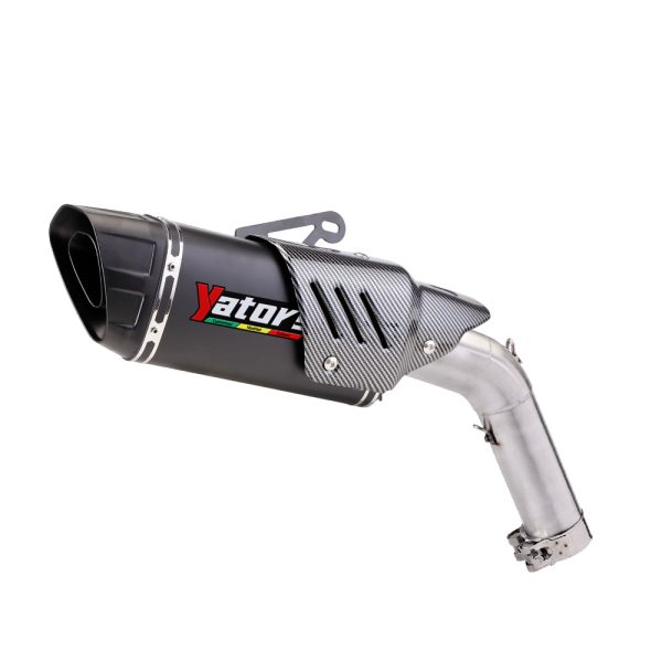 For Benelli 752 BJ750GS Motorcycle Exhaust Middle Link Pipe Slip On Muffler 51mm Exhaust Systems Exhausts Pipes
