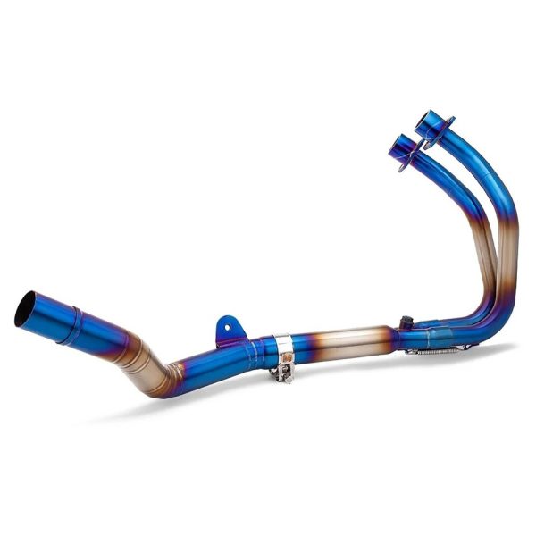 Slip for Honda CBR250RR 2017-2025 Modified System Exhaust Header Link Pipe Blue Exhausts Pipes