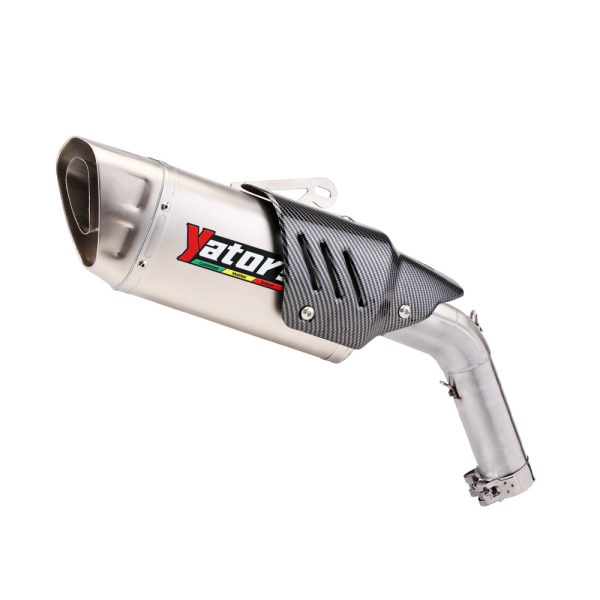 Motorcycle Exhaust Middle Link Pipe 51mm Slip On Muffler For Benelli 752 BJ750GS Exhaust Systems Exhausts Pipes