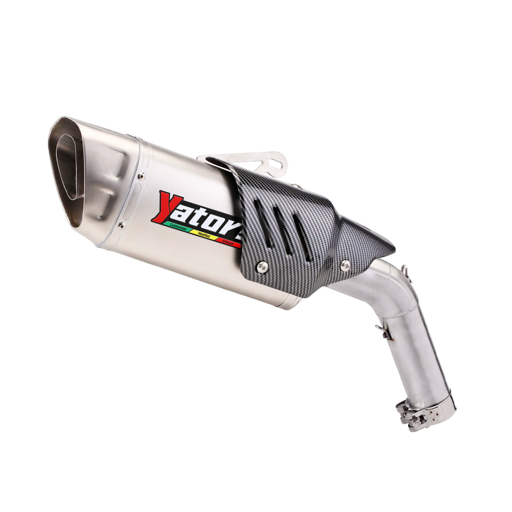 Motorcycle Exhaust Middle Link Pipe 51mm Slip On Muffler For Benelli 752 BJ750GS Exhaust Systems Exhausts Pipes