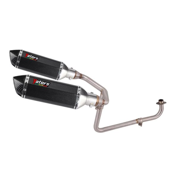 For HONDA GROM MSX125 2014-2024 Dual Exhaust Pipes Muffler High Mount Full System Exhaust Systems