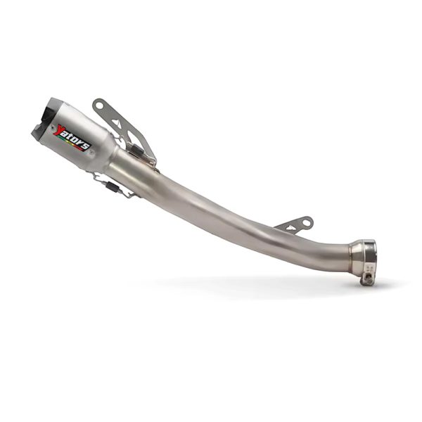 Motorcycle Exhaust Pipe for Kawasaki Ninja ZX-10R - Titanium & Stainless Steel Hybrid Mid Section