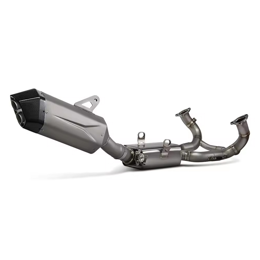 Motorcycle Exhaust Pipe for BMW R1300GS Adventure Titanium Full Exhaust System with Manual Valve Control Box