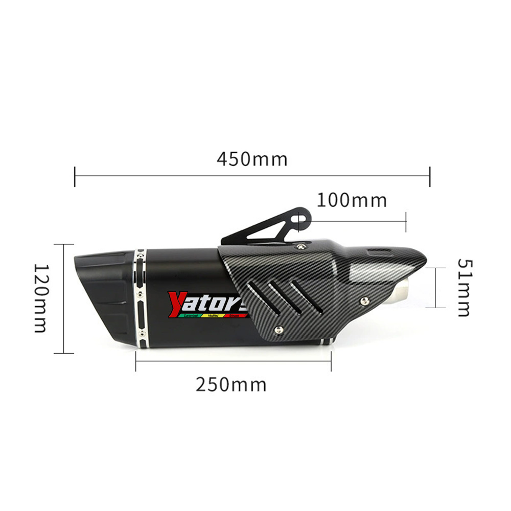 For Benelli 752 BJ750GS Motorcycle Exhaust Middle Link Pipe Slip On Muffler 51mm Exhaust Systems Exhausts Pipes - Image 8