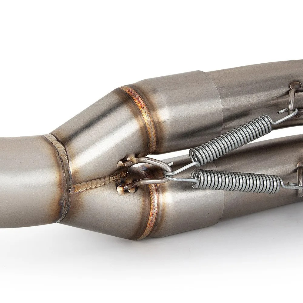 Fits Kawasaki Ninja 650 Z650 ER6N ER6F 12-24 Full Exhaust Front Mid Pipe Muffler Exhaust Systems Exhausts Pipes - Image 9