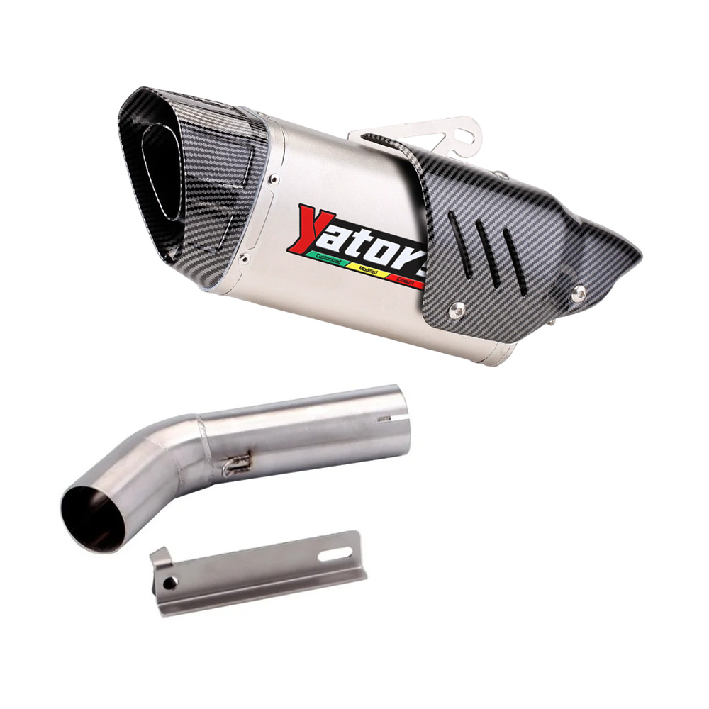 For Benelli 752 BJ750GS Motorcycle Exhaust Middle Link Pipe 51mm Slip On Muffler Exhaust Systems Exhausts Pipes - Image 2
