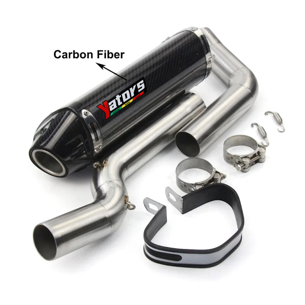 Motorcycle Full System Exhaust Mid Front Link Pipe For Honda CBR600RR 2005-2019 Exhausts Pipes - Image 2