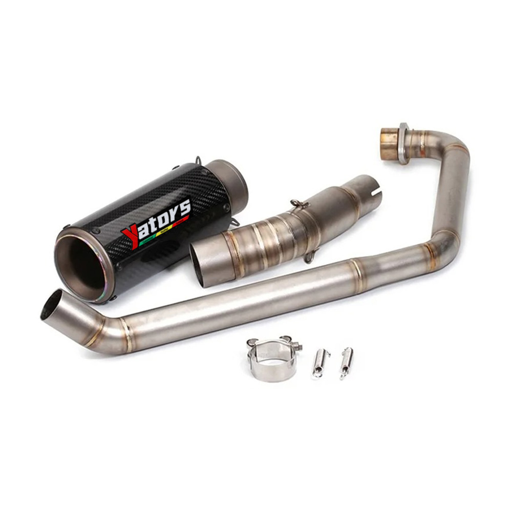 Full Exhaust System Muffler Tips Header Pipe For Honda CBR150 CB150R 2017-23 Exhausts Pipes - Image 2