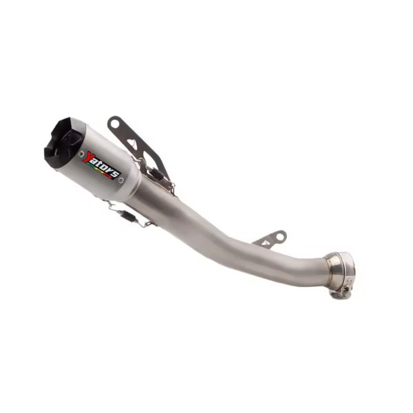 Motorcycle Exhaust Pipe for Kawasaki Ninja ZX-10R - Titanium & Stainless Steel Hybrid Mid Section