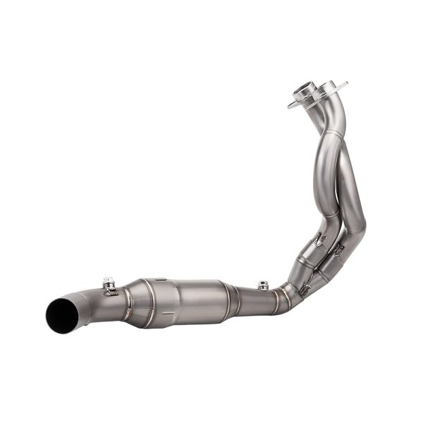 Motorcycle Exhaust Pipe for Kawasaki Z650 & ER-6N - Stainless Steel Front Section + Rear Section Kit