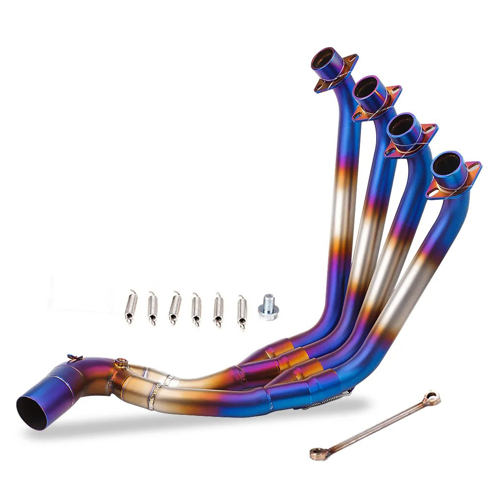 Full System Exhaust Muffler Tip Front Link Pipe For Honda CBR650R CBR650F CB650F Exhaust Systems Exhausts Pipes - Image 3