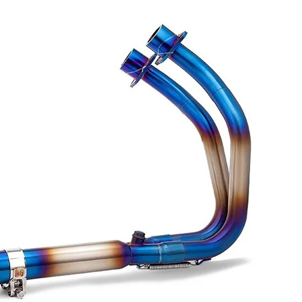 Slip for Honda CBR250RR 2017-2025 Modified System Exhaust Header Link Pipe Blue Exhausts Pipes - Image 3