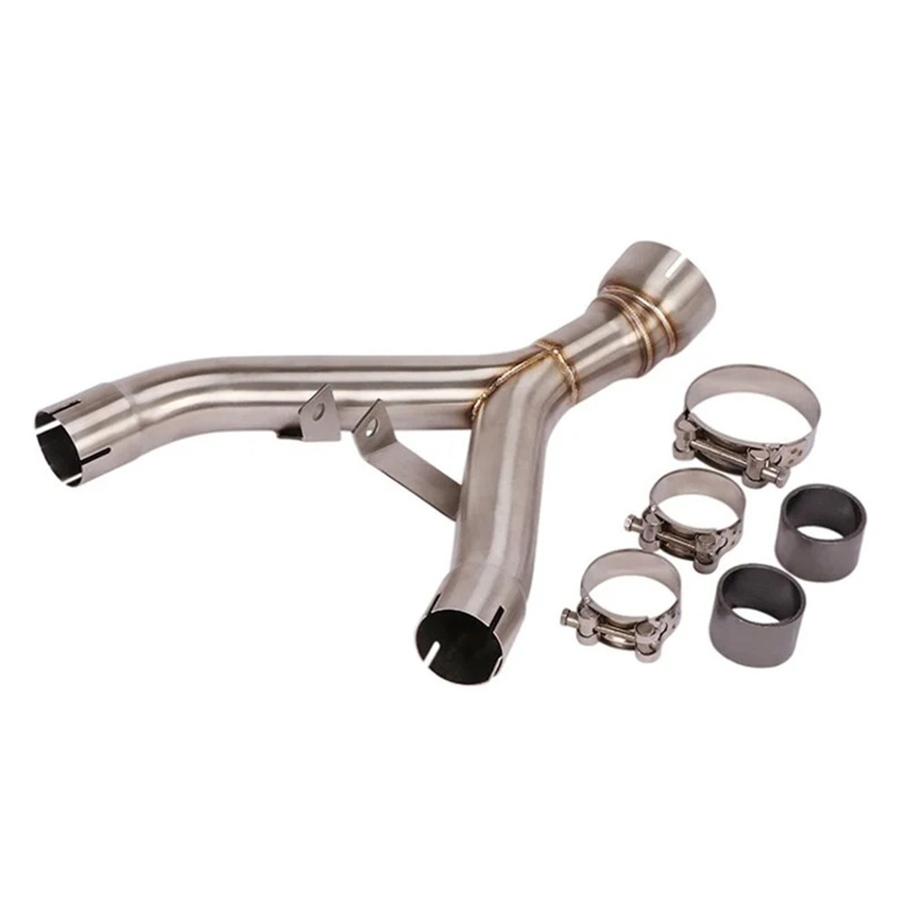 For Kawasaki Z1000 Ninja1000 2010-2020 Dual-outlet Exhaust Pipe Mid Link Pipe Exhaust Systems - Image 3