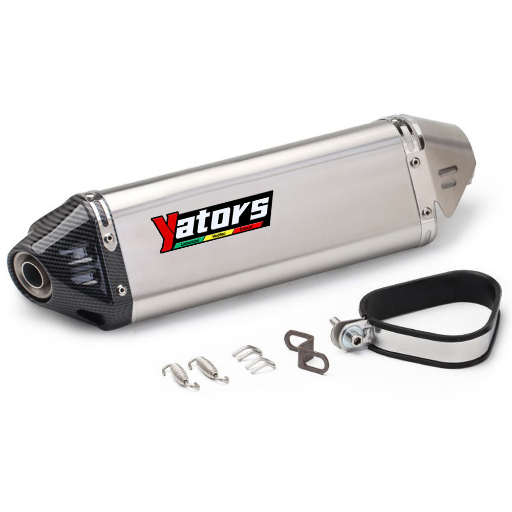 Fits Kawasaki Ninja 650 Z650 ER6N ER6F 12-24 Full Exhaust Front Mid Pipe Muffler Exhaust Systems Exhausts Pipes - Image 2