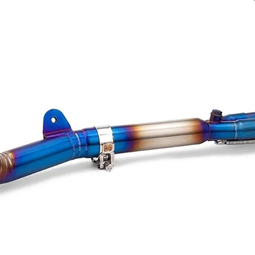 Slip for Honda CBR250RR 2017-2025 Modified System Exhaust Header Link Pipe Blue Exhausts Pipes - Image 4