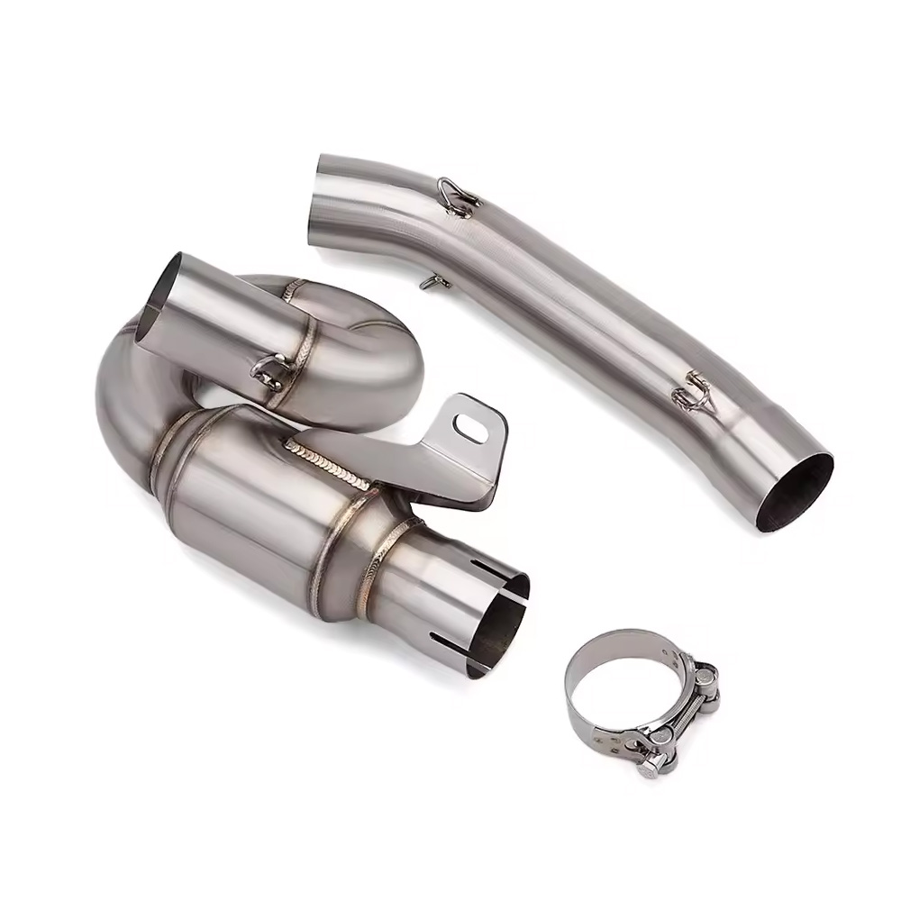 Stainless Steel Cyclone Mid-Pipe Exhaust for Kawasaki ZX10R (2009-2020) - Image 5