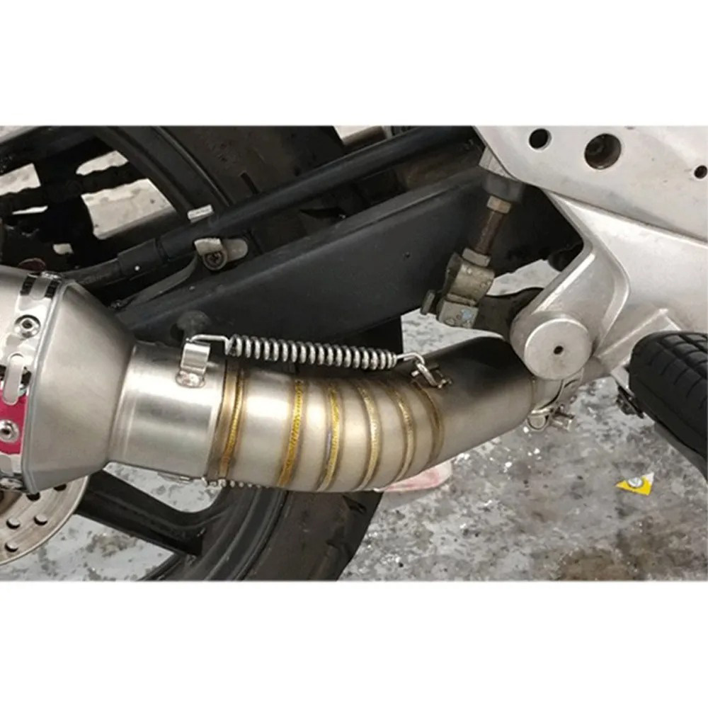 Full Exhaust System Muffler Tips Header Pipe Blue For Honda CBR150R CB150 17-23 Exhausts Pipes - Image 9