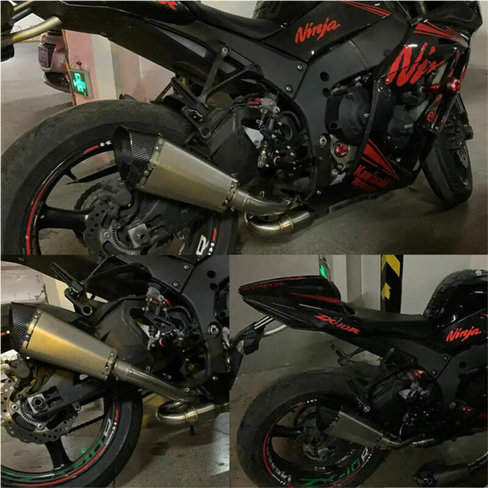 Mid Pipe for Kawasaki ZX10R Ninja 2008-2020 Motorcycle Exhaust Pipe Slip On 51mm Exhaust Systems - Image 6