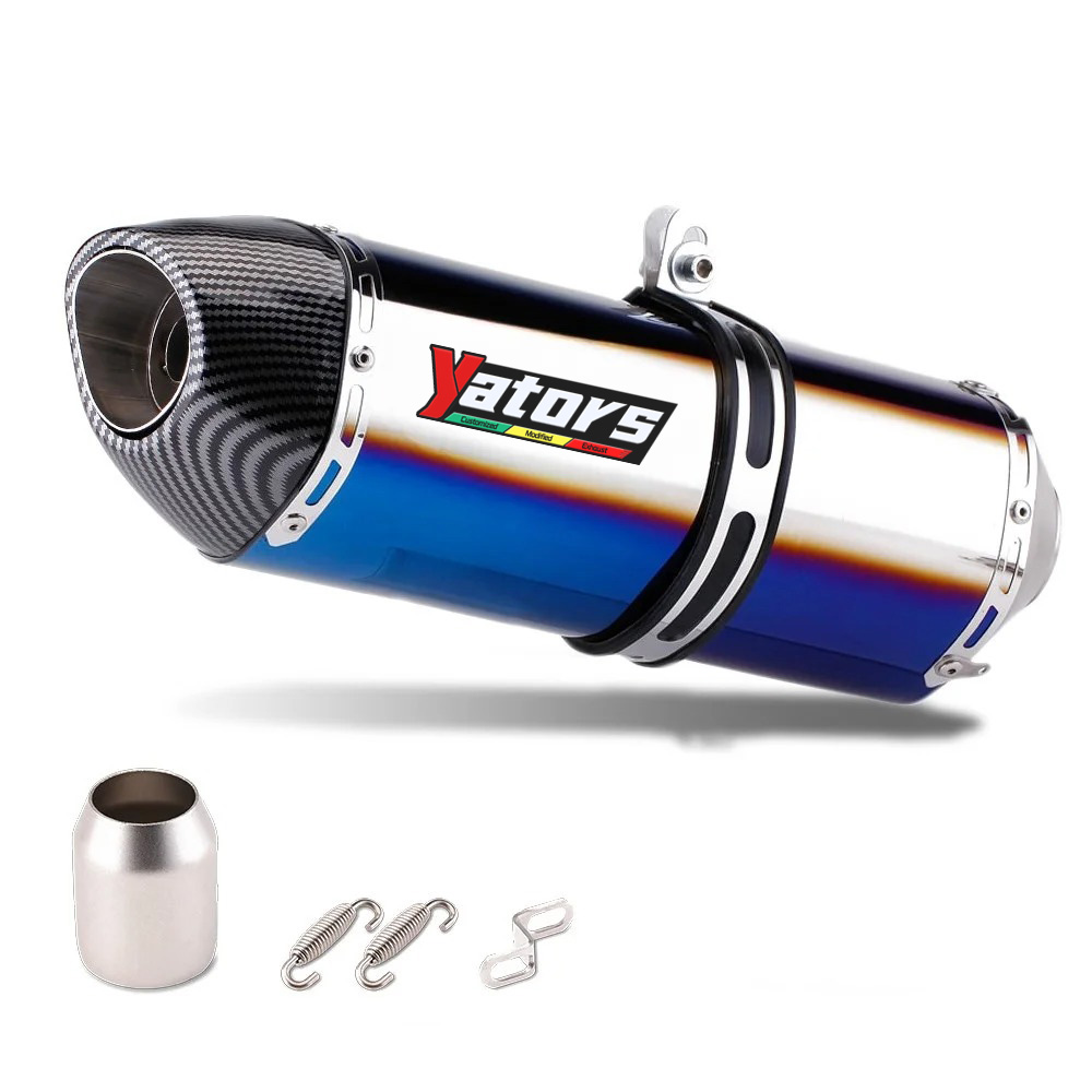 Motorcycle Exhaust Middle Link Pipe Slip On 51mm Muffler For Benelli 752 BJ750GS Exhaust Systems Exhausts Pipes - Image 3